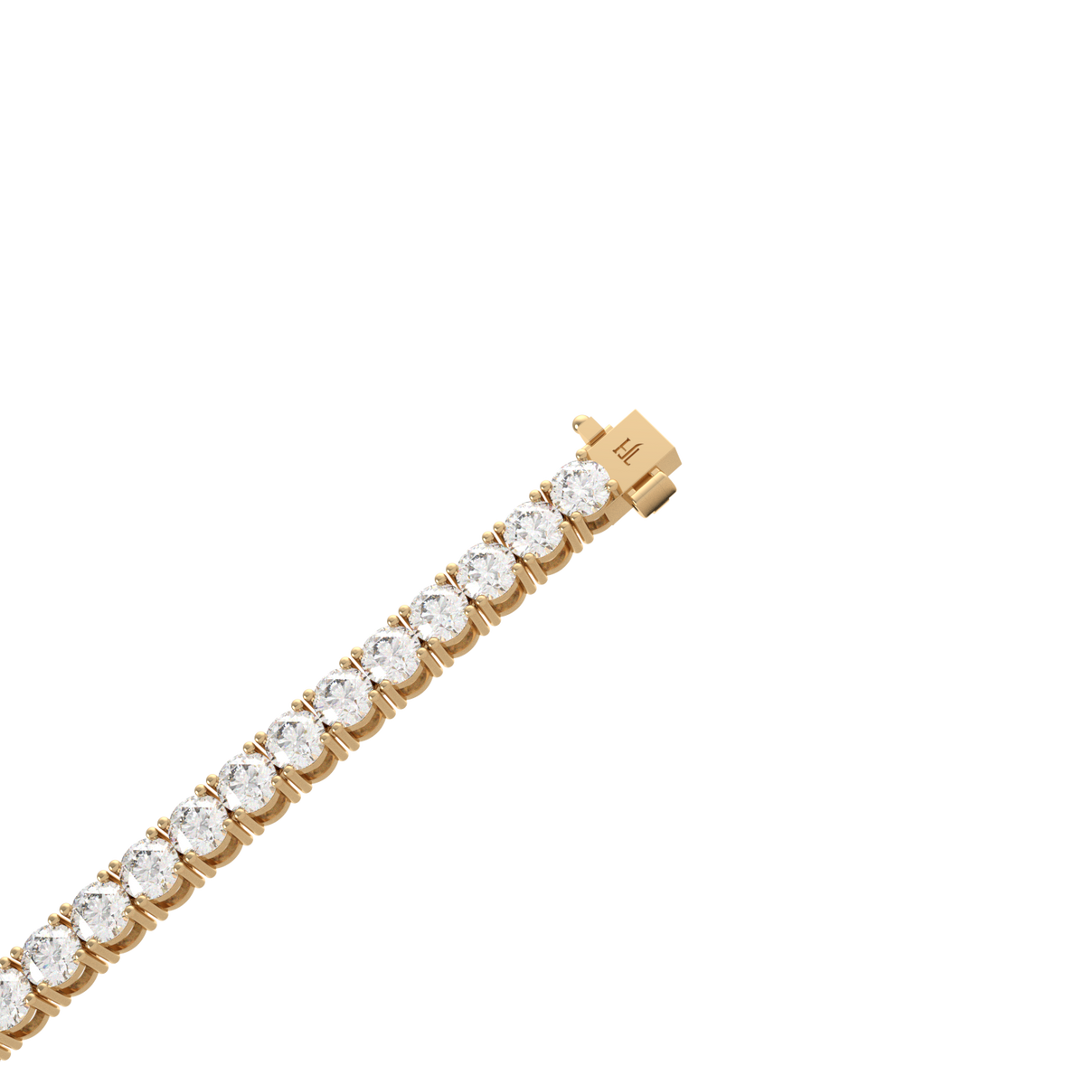 20 Pointer Round Lab Grown Diamond Tennis Bracelet