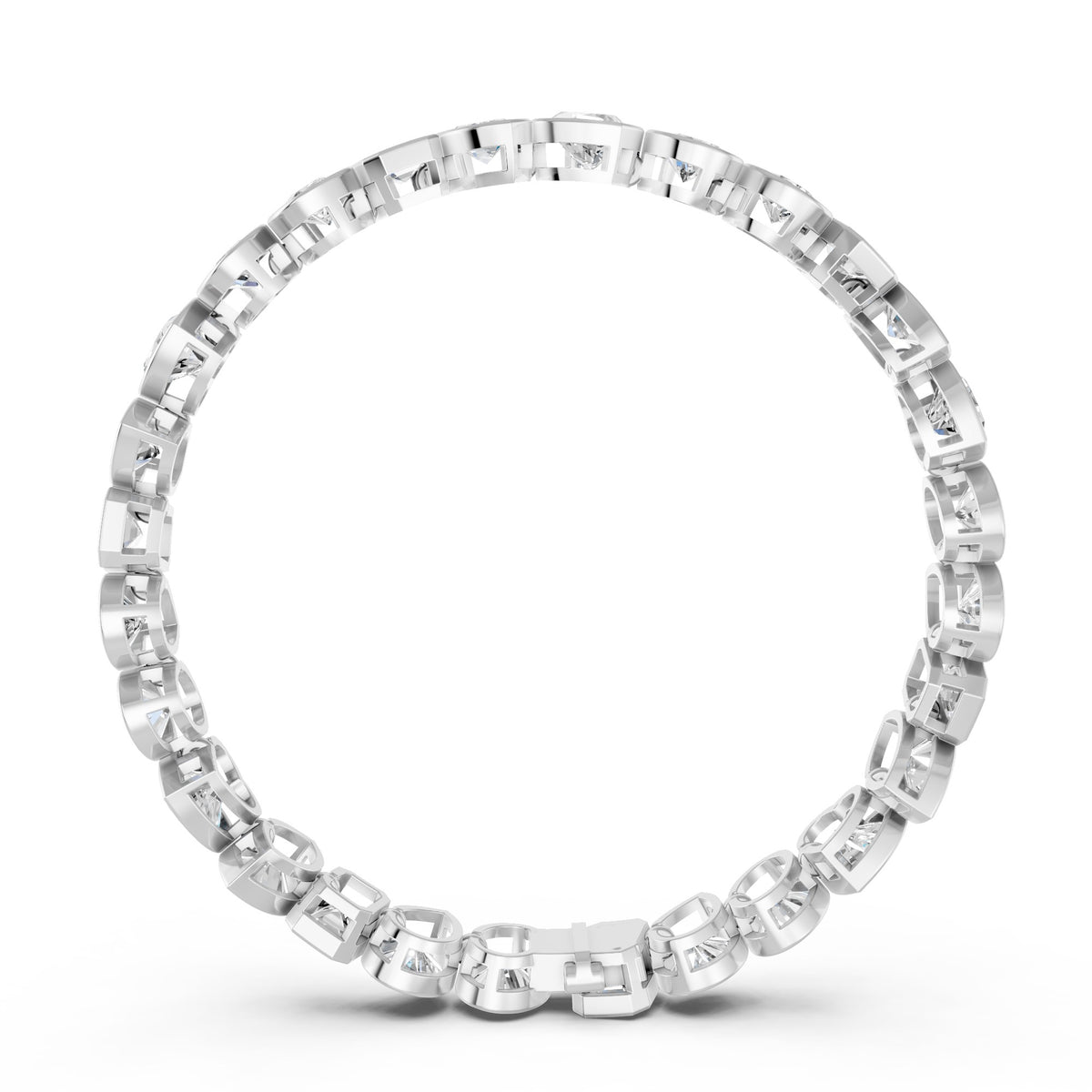 Fancy Mix-Cut Tennis Bracelet Lab Grown Diamond Bracelet