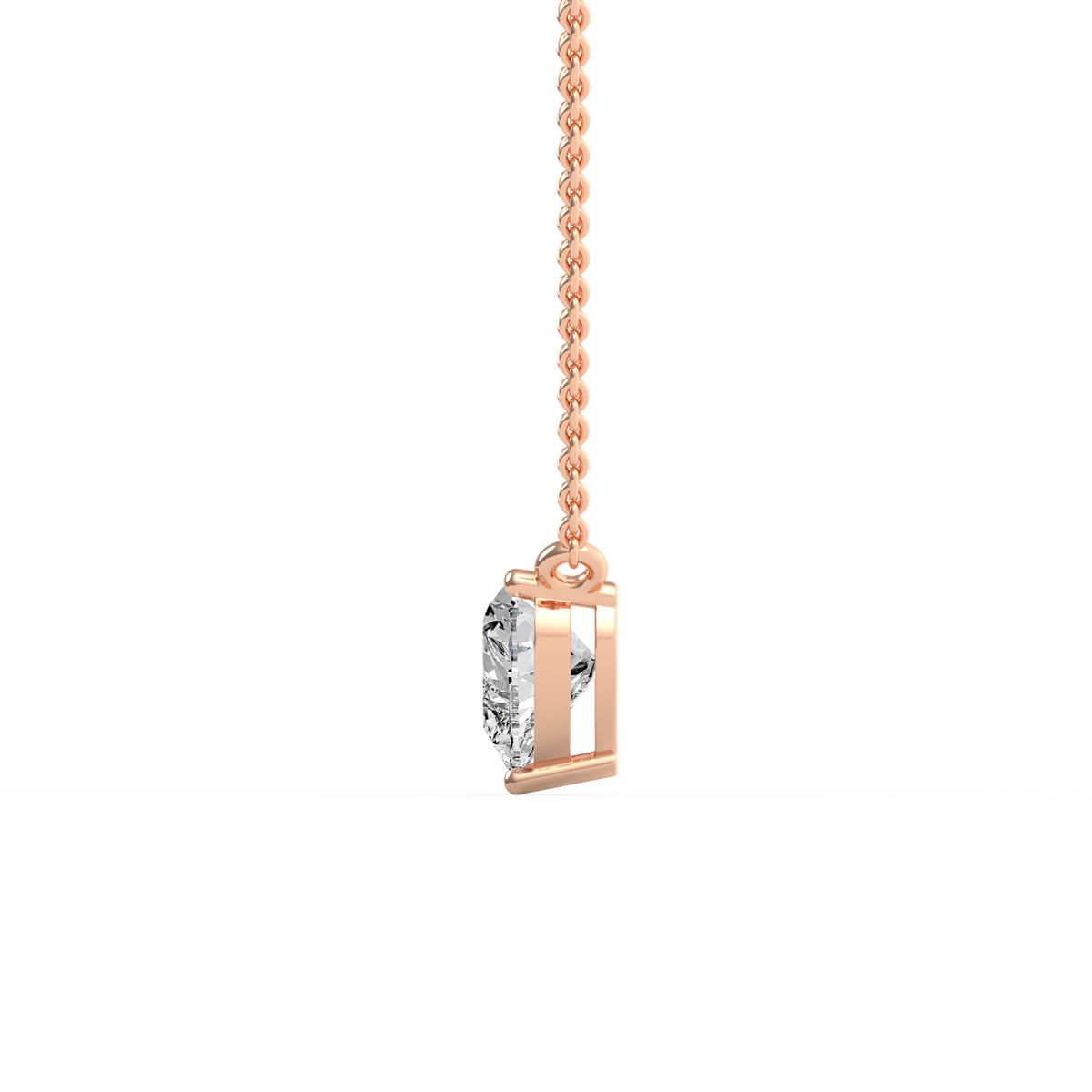 2CT Heart Lab Grown Diamond Pendant PD-006
