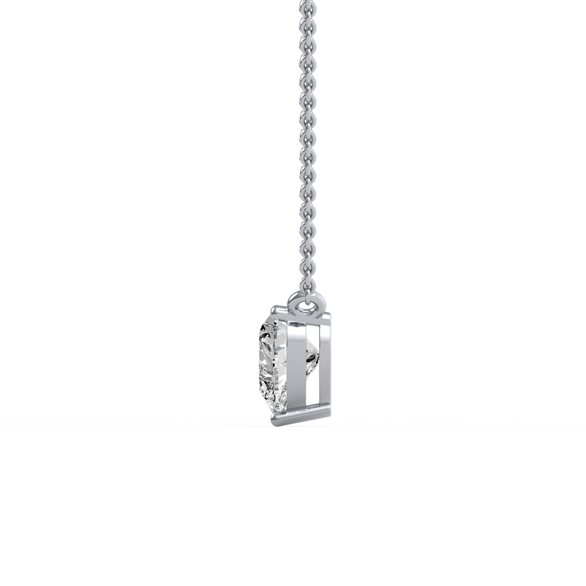 2CT Heart Lab Grown Diamond Pendant PD-006