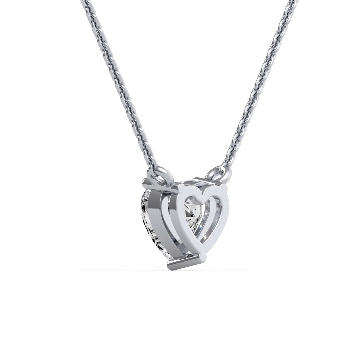 2CT Heart Lab Grown Diamond Pendant PD-006
