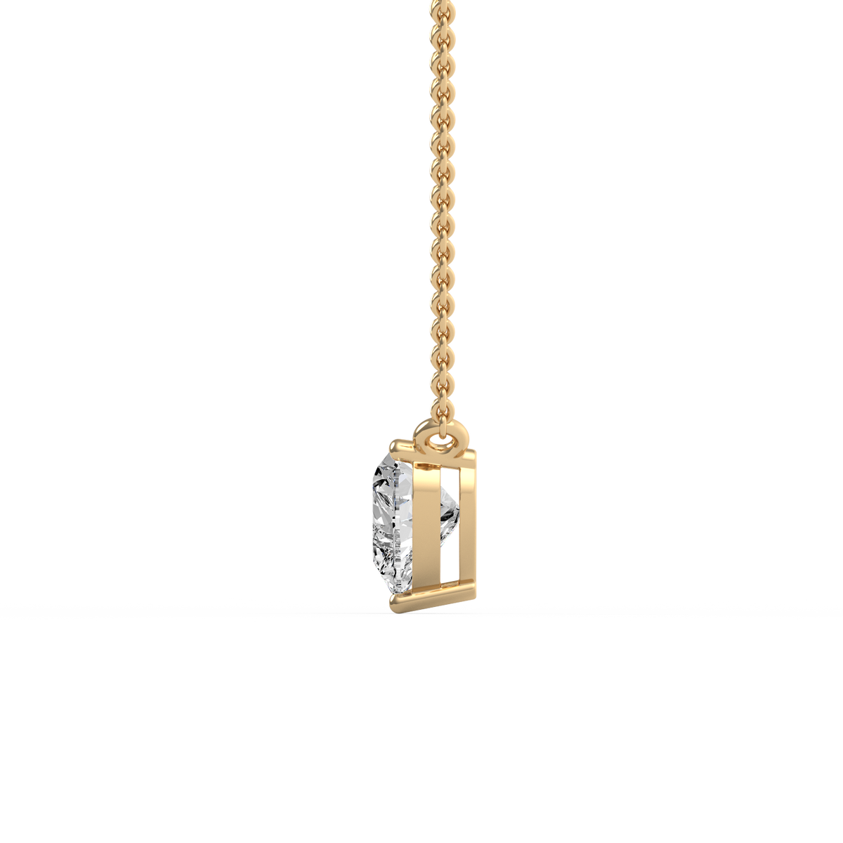 2CT Heart Lab Grown Diamond Pendant PD-006