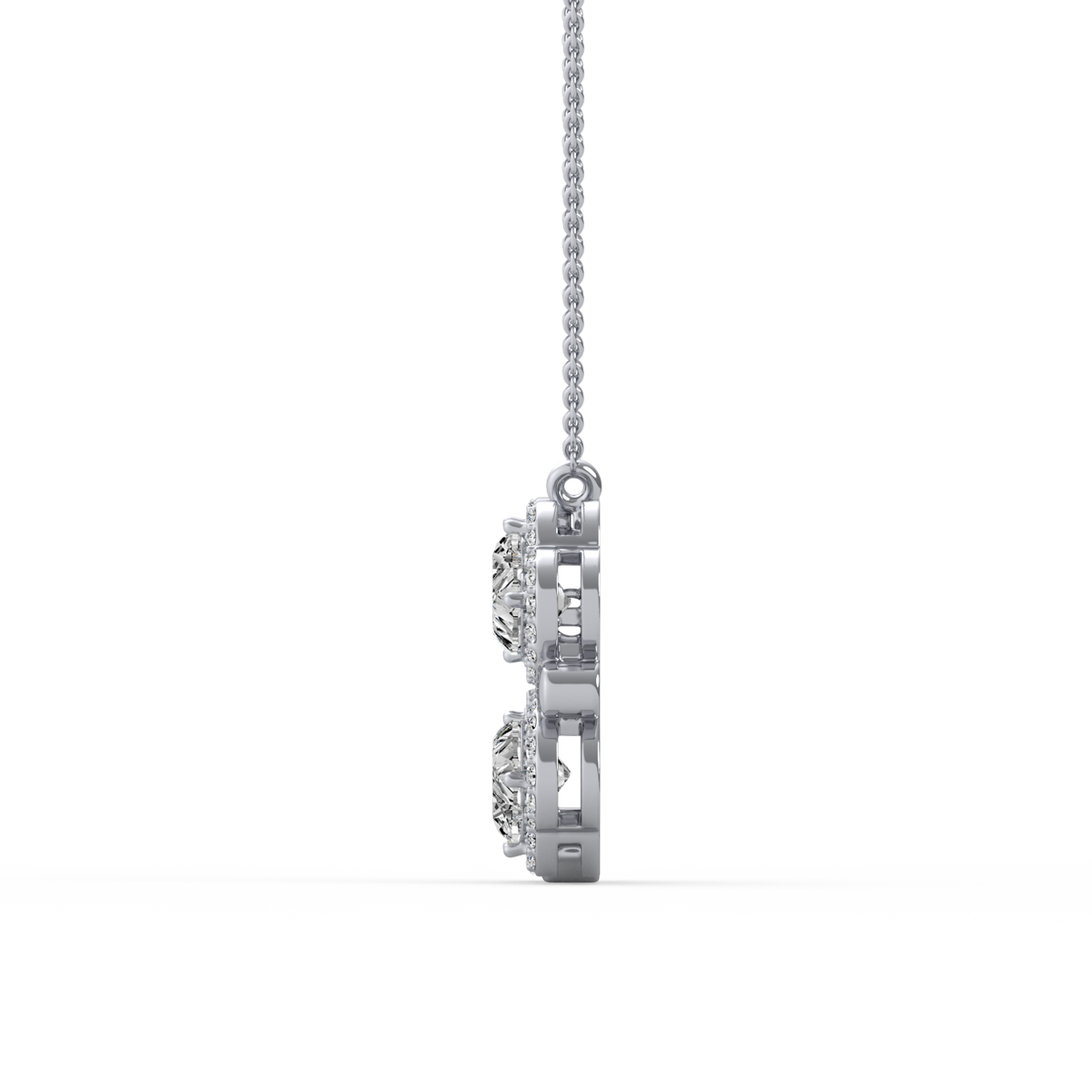 Four Heart Lab Grown Diamond Pendant  PD-014