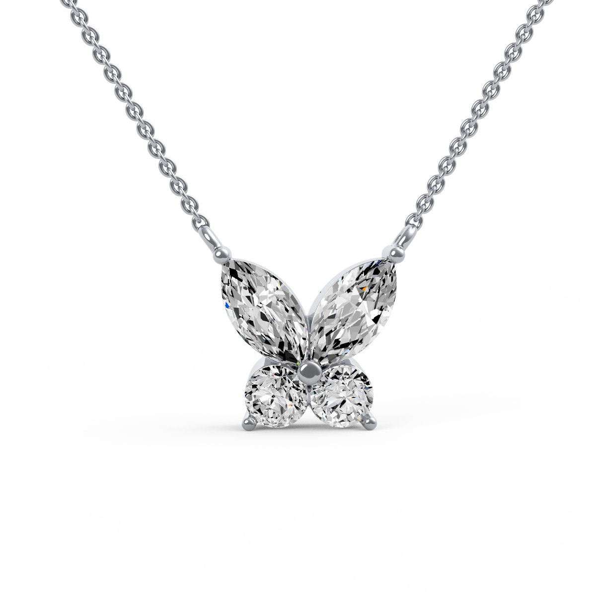 Butterfly Lab Grown Diamond Pendant PD-015