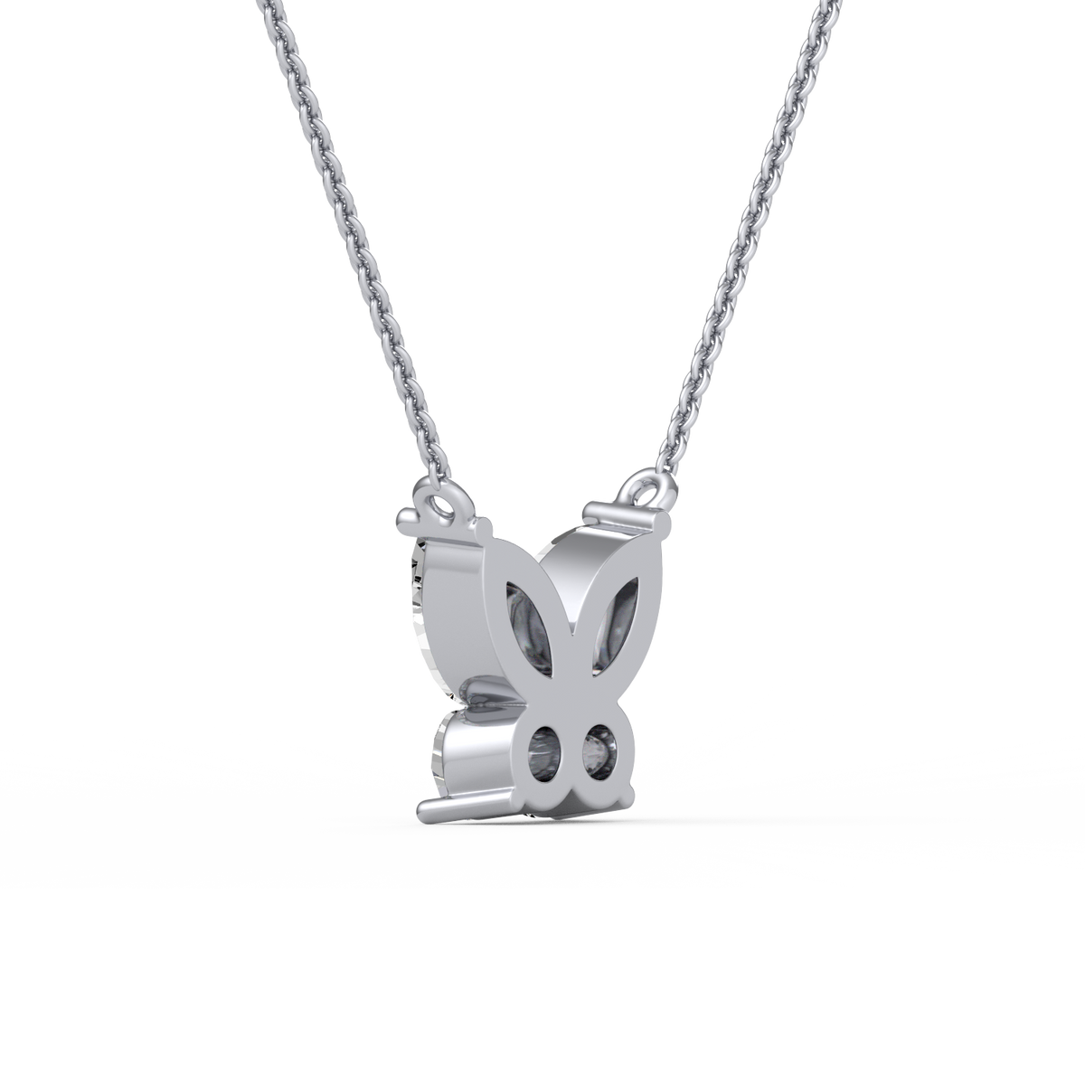 Butterfly Lab Grown Diamond Pendant PD-015
