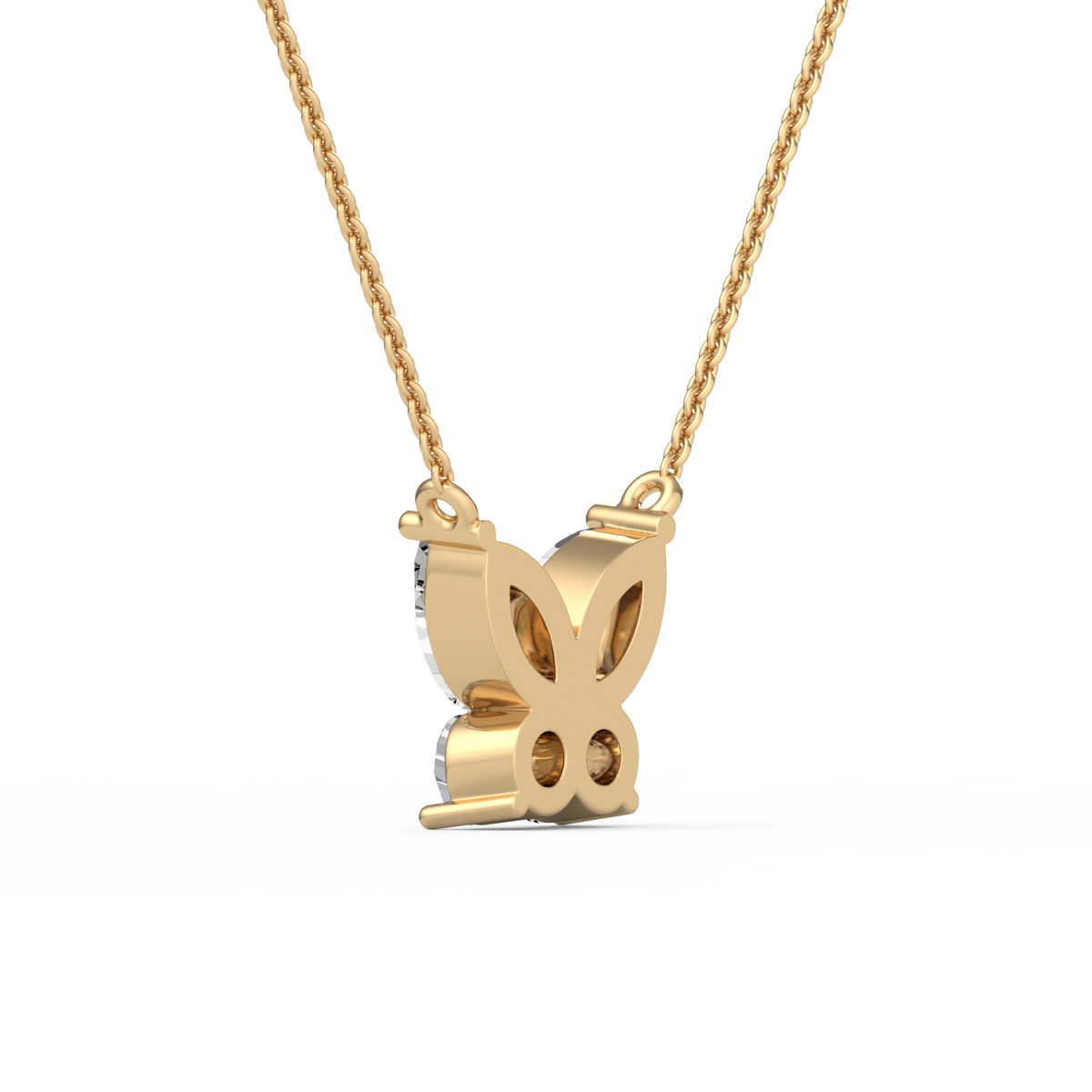 Butterfly Lab Grown Diamond Pendant PD-015