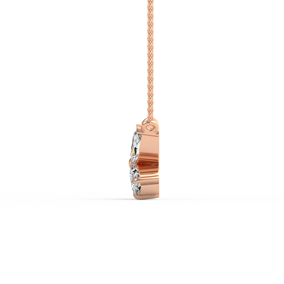 Butterfly Bloom Marquise & Pear Lab Grown Diamond Pendant PD-020
