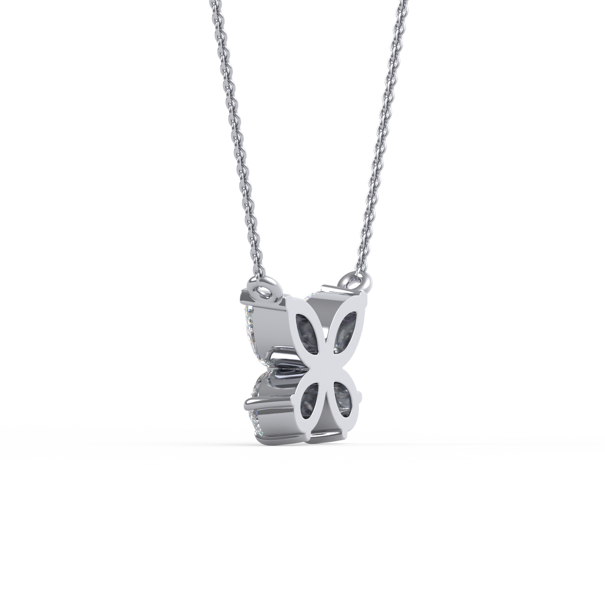 Butterfly Bloom Marquise & Pear Lab Grown Diamond Pendant PD-020