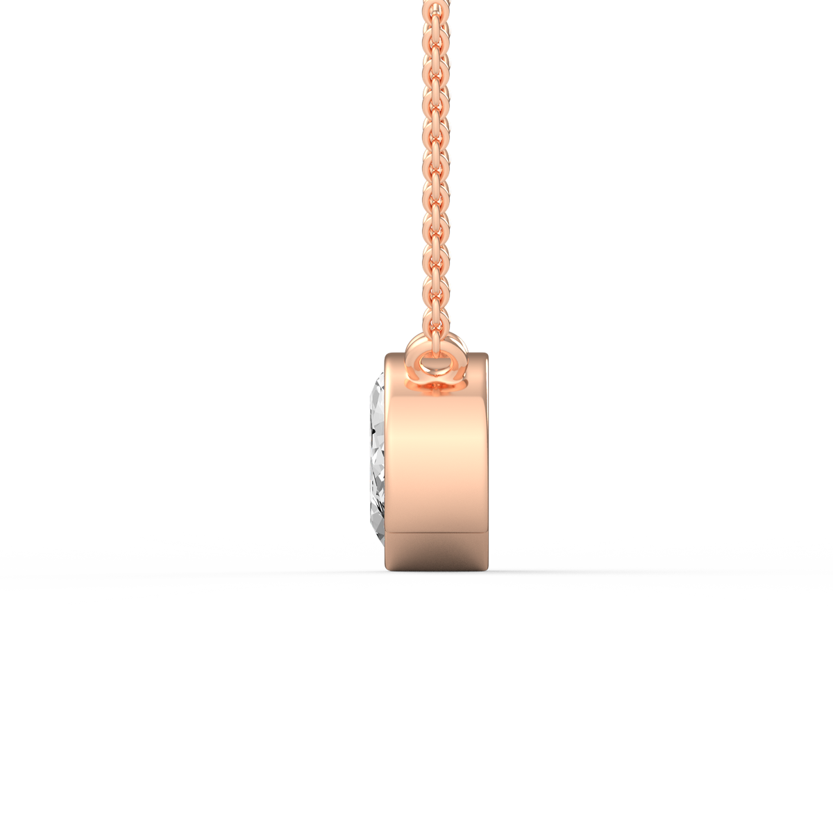Twin Oval Lab Grown Diamond Pendant  PD-038