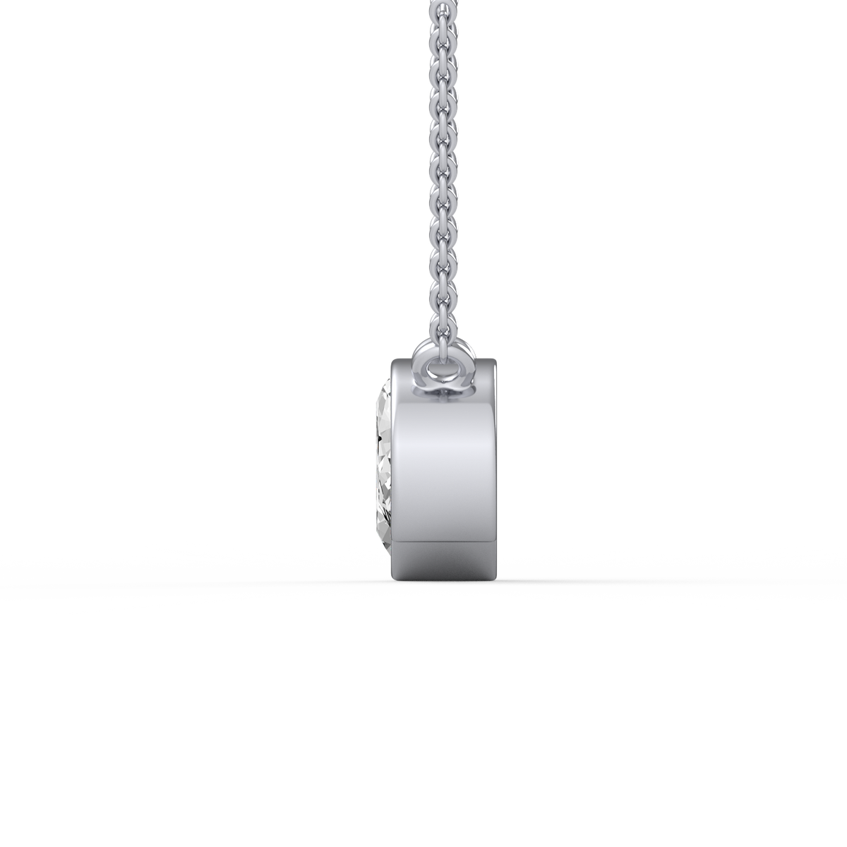 Twin Oval Lab Grown Diamond Pendant  PD-038