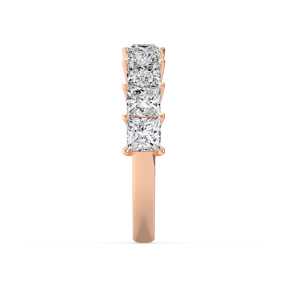 Half Eternity Princess Ring R-050