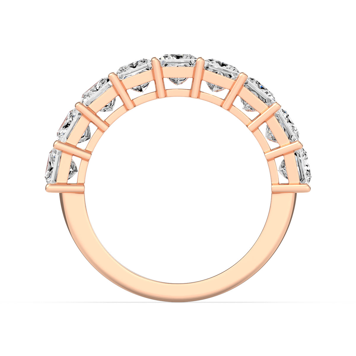 Half Eternity Princess Ring R-050