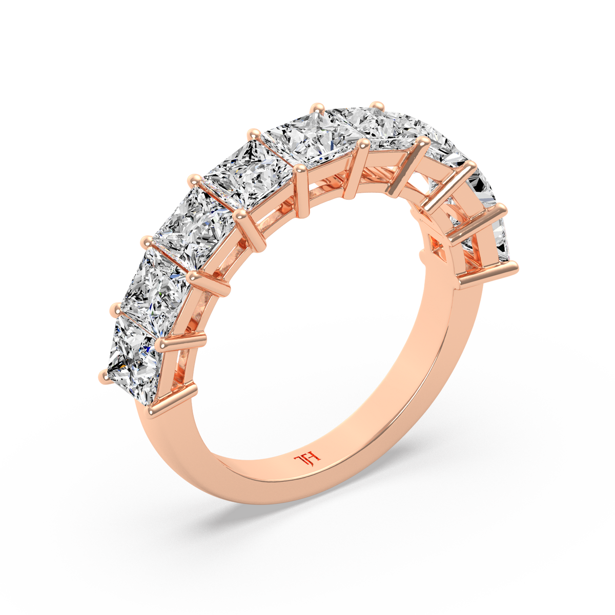 Half Eternity Princess Ring R-050