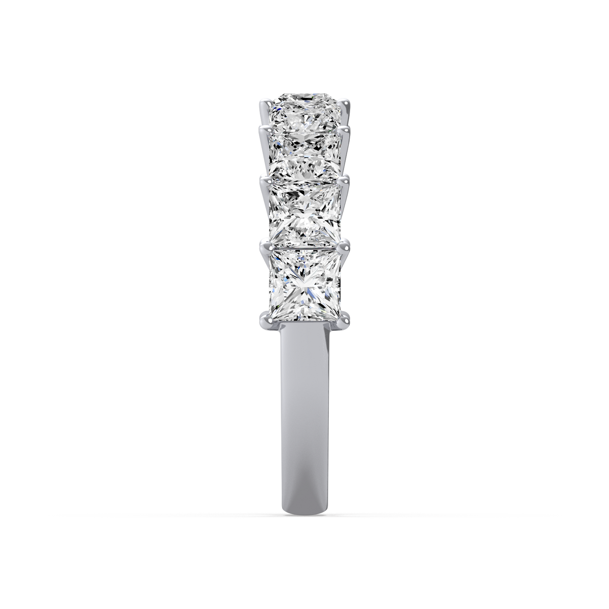 Half Eternity Princess Ring R-050