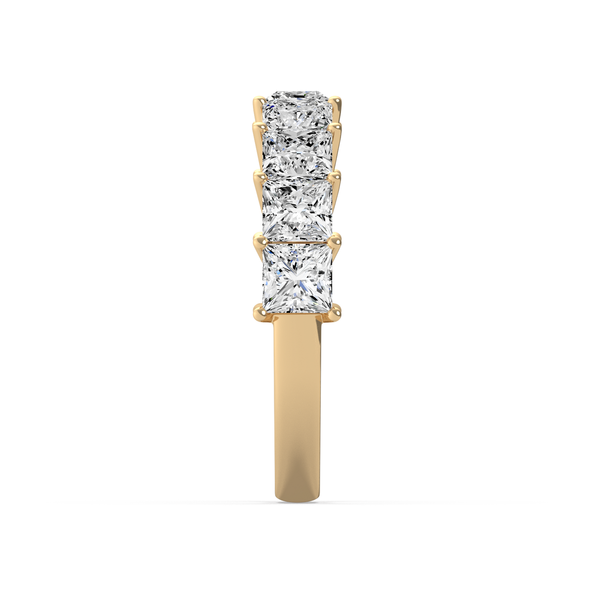 Half Eternity Princess Ring R-050