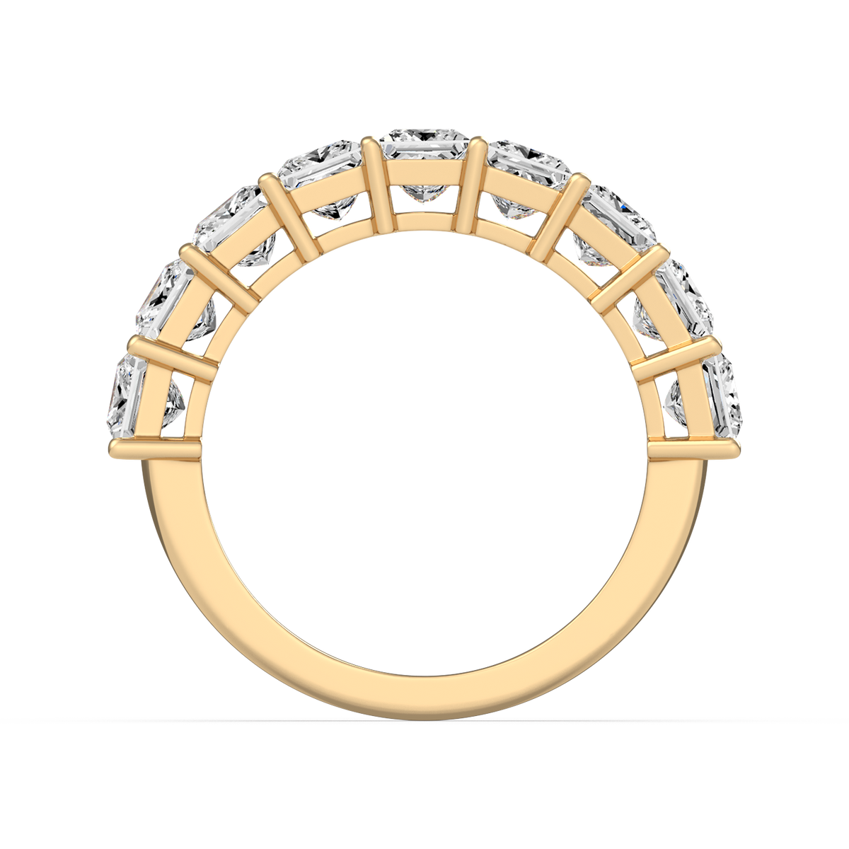 Half Eternity Princess Ring R-050