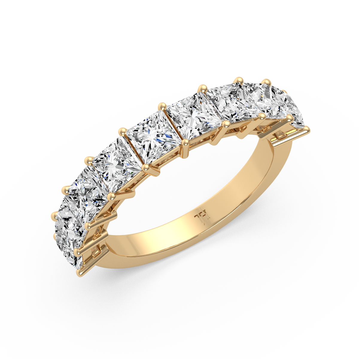Half Eternity Princess Ring R-050