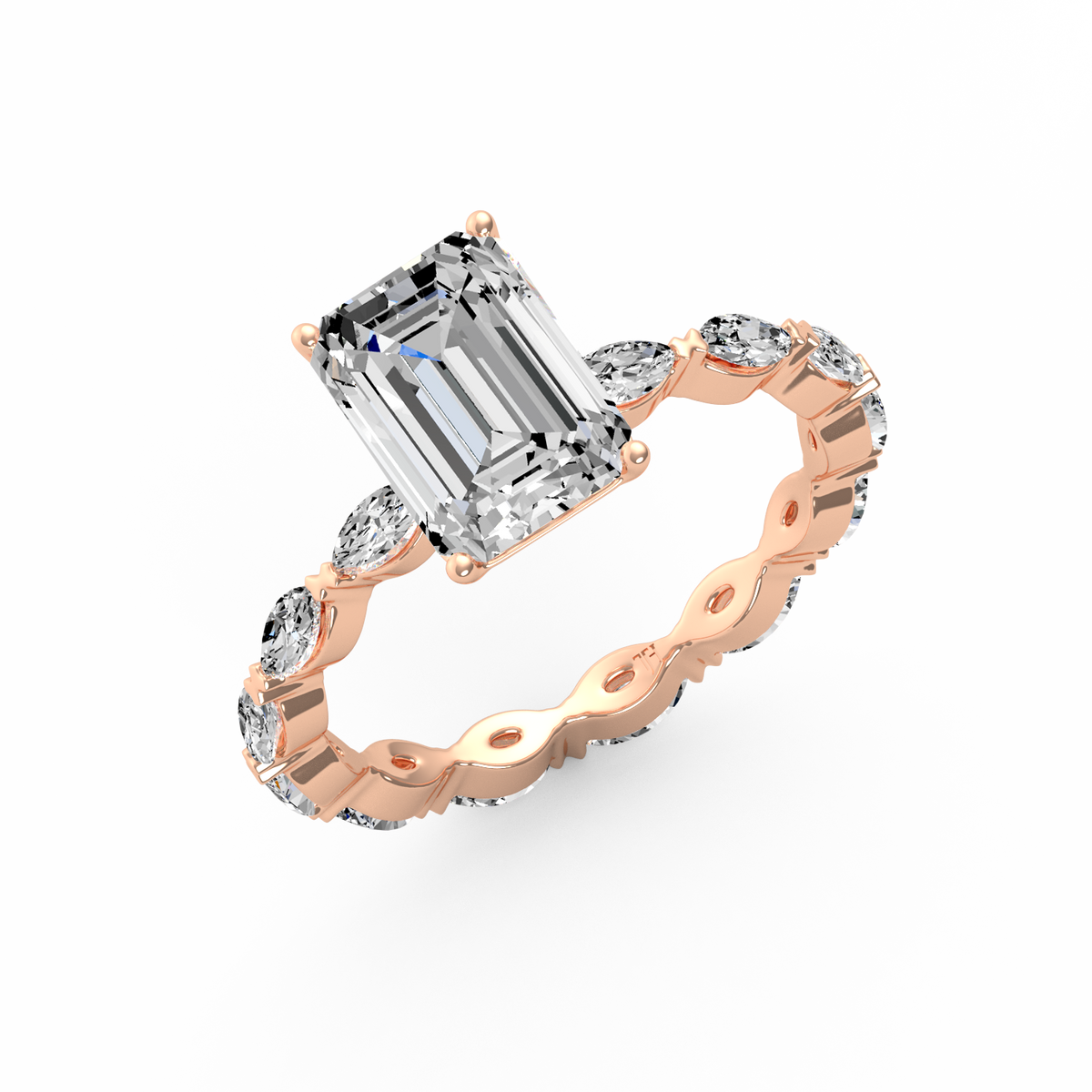 Emerald 2ct Signature Ring R-055