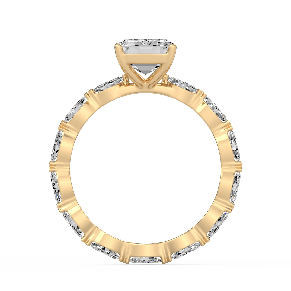 Emerald 2ct Signature Ring R-055