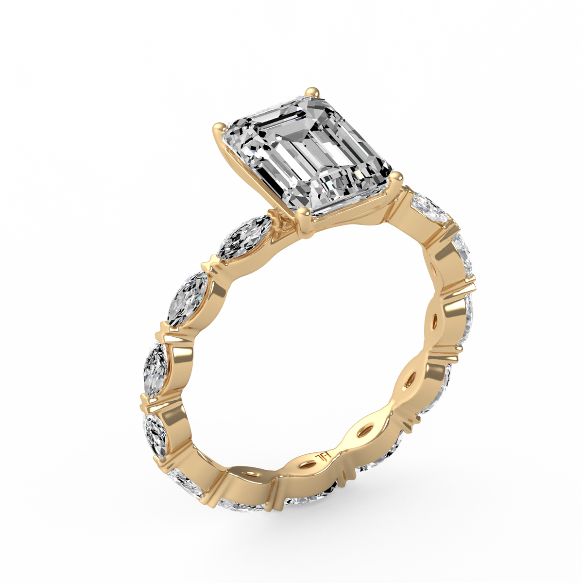 Emerald 2ct Signature Ring R-055