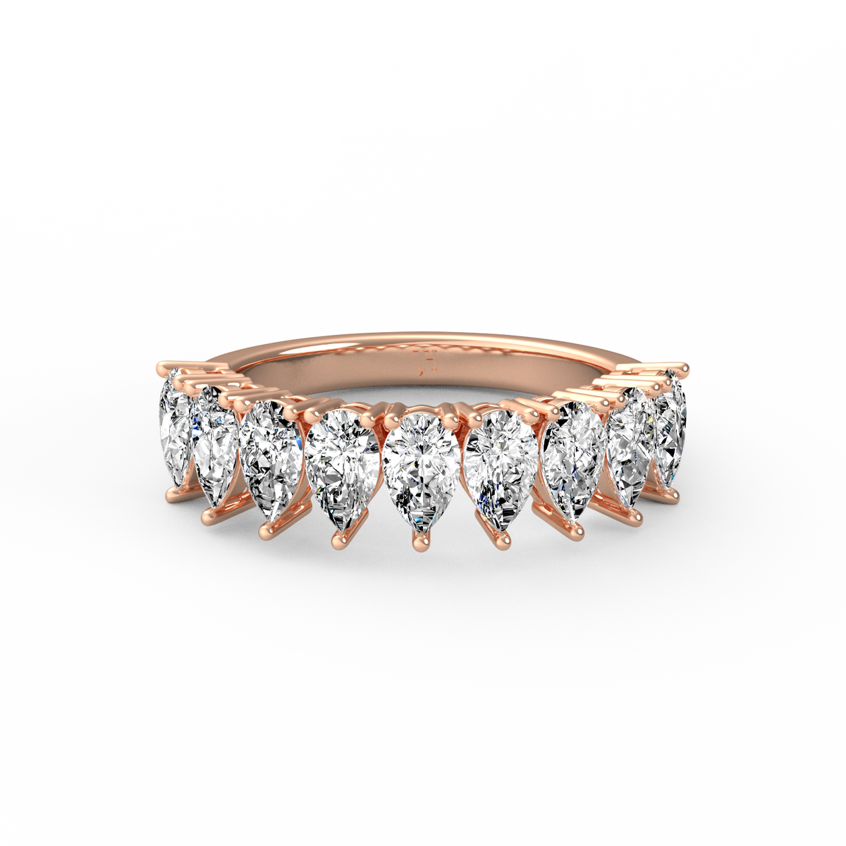 Pear Half Eternity Band R-065