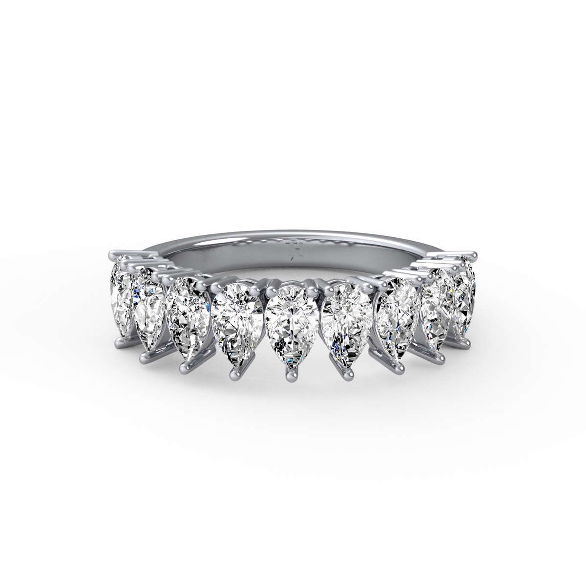 Pear Half Eternity Band R-065