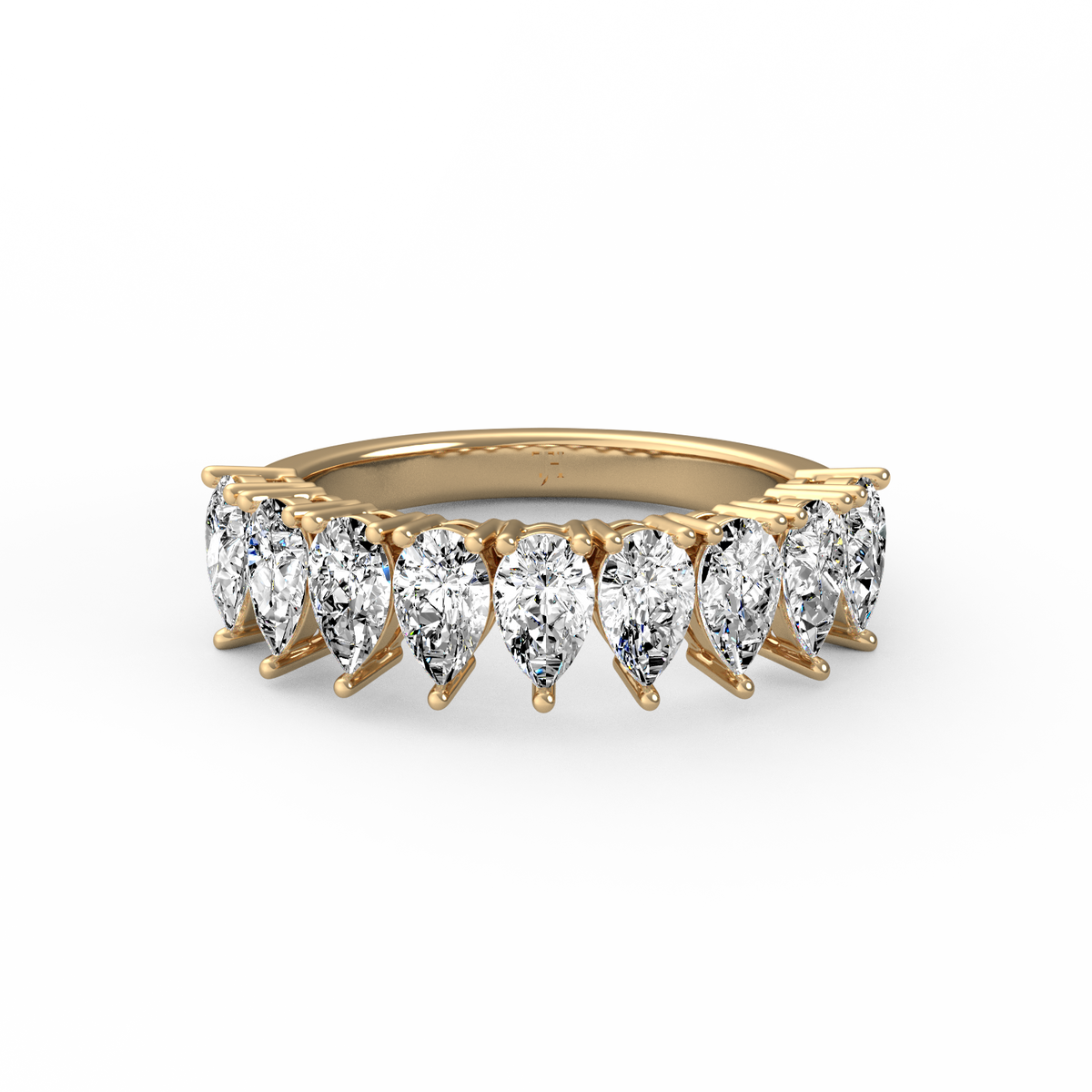 Pear Half Eternity Band R-065