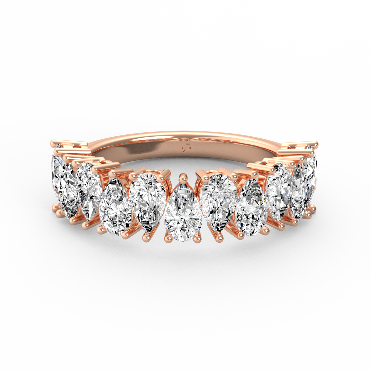 Pear Half Eternity Band R-066