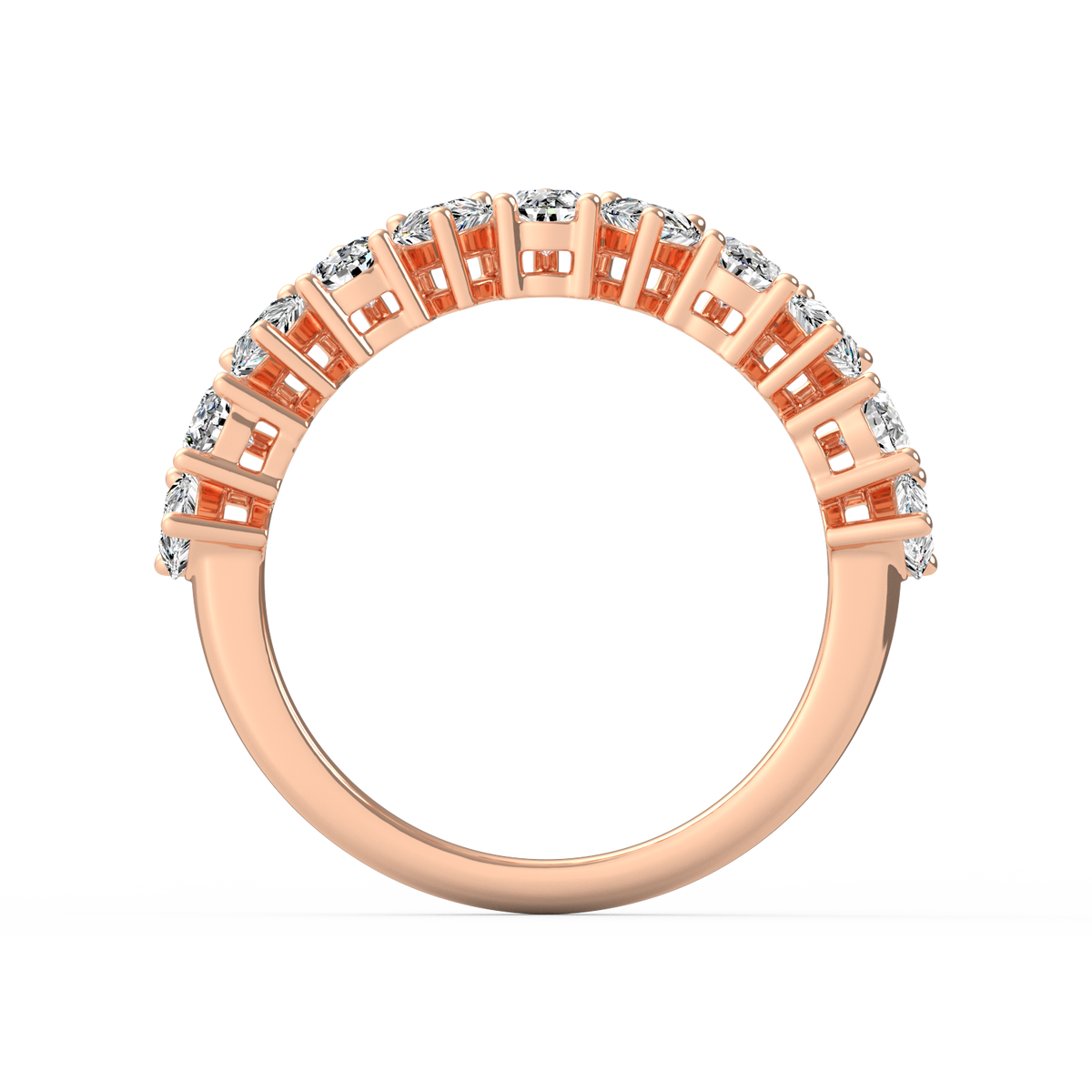 Pear Half Eternity Band R-066
