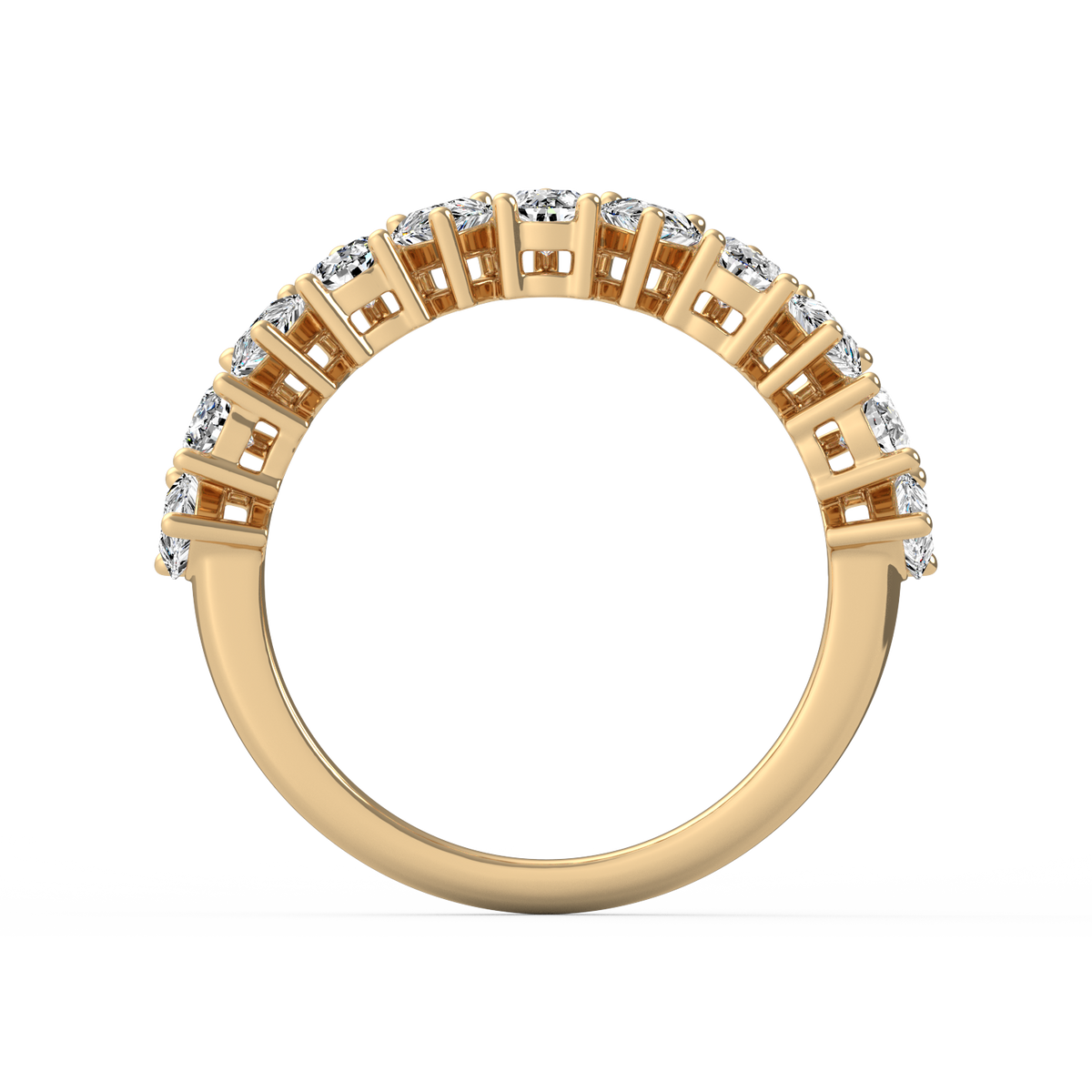 Pear Half Eternity Band R-066