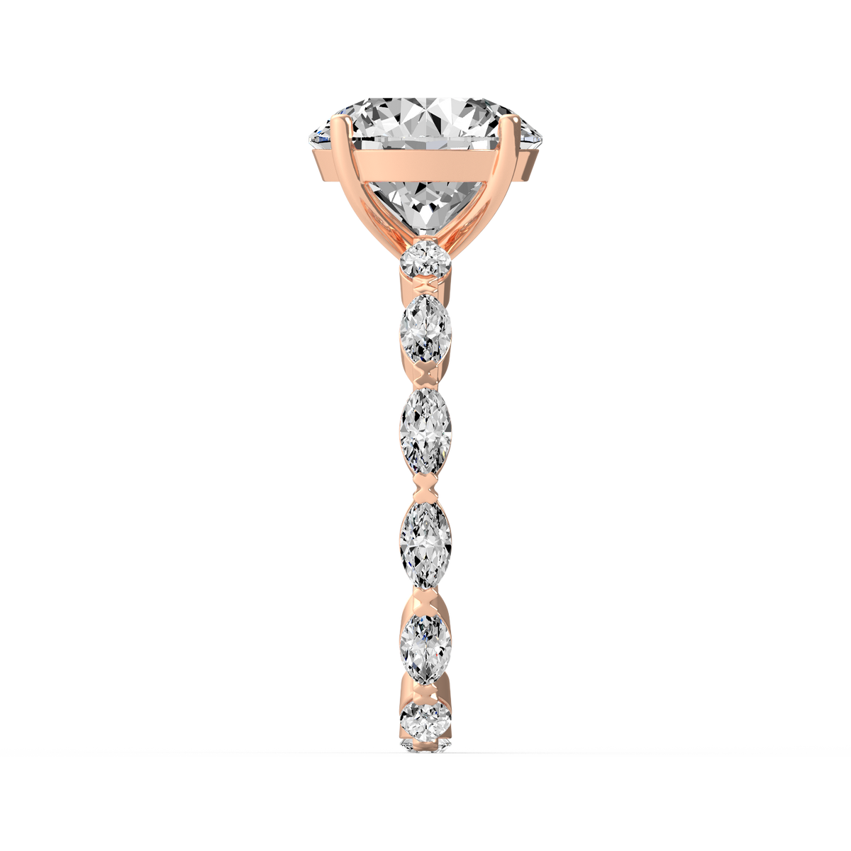 Round 3ct Signature Ring R-083