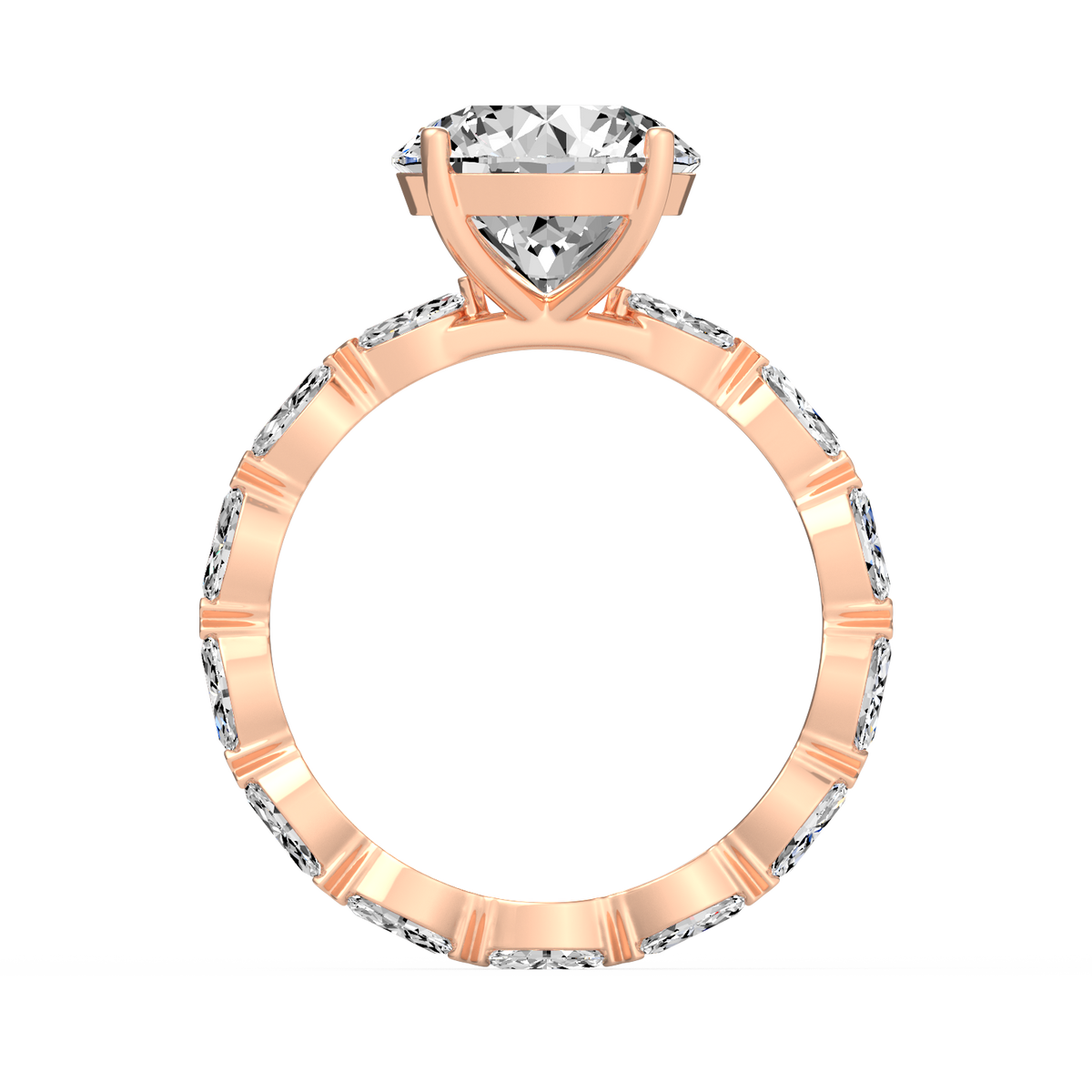 Round 3ct Signature Ring R-083