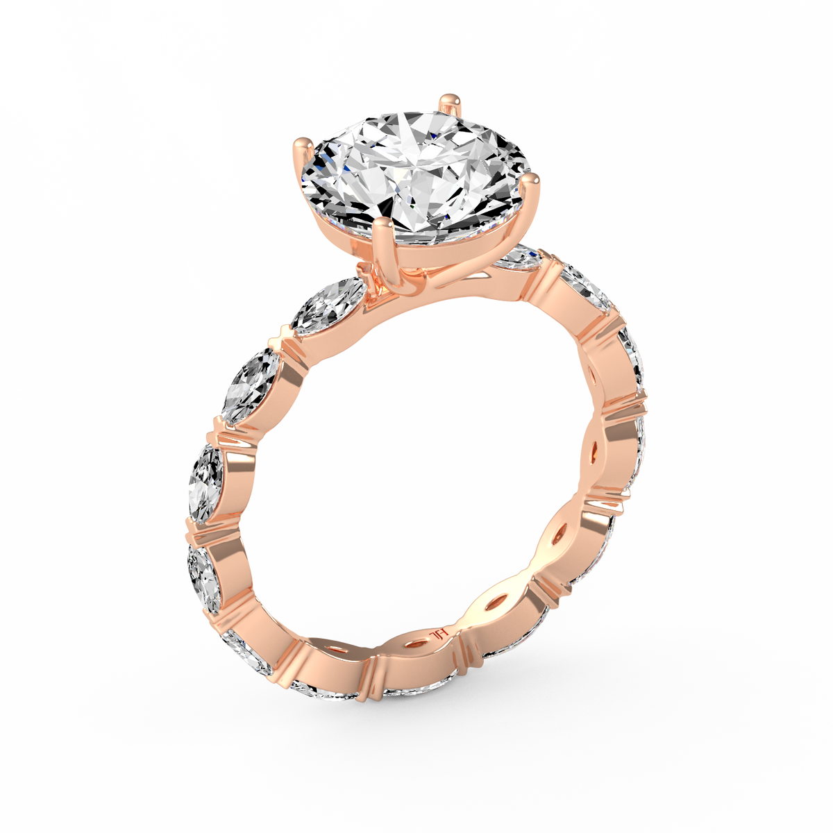 Round 3ct Signature Ring R-083