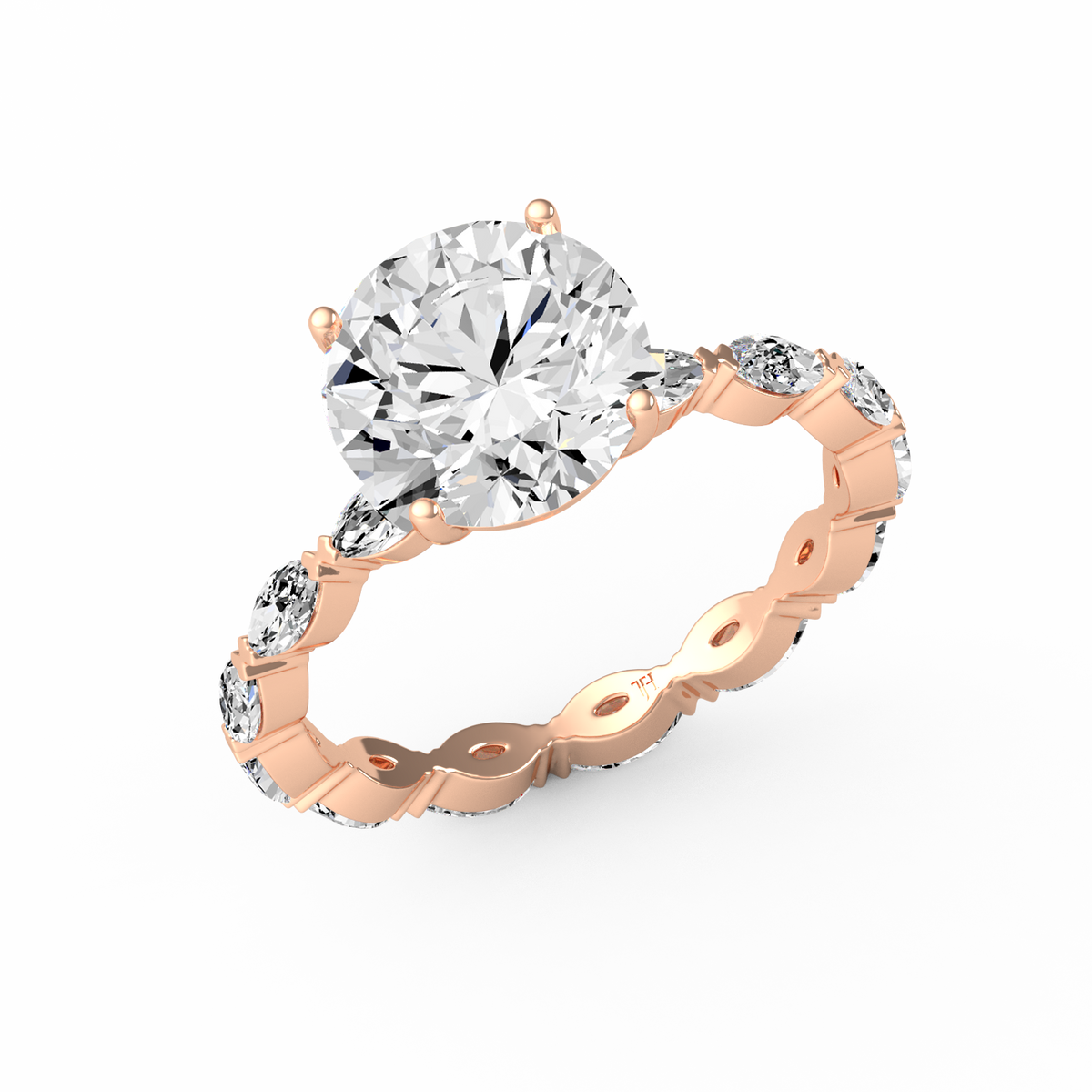 Round 3ct Signature Ring R-083