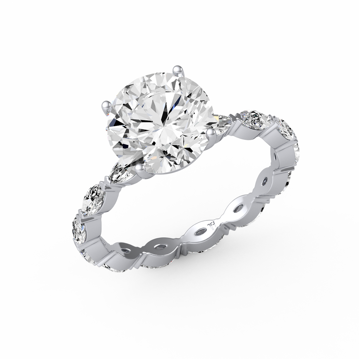 Round 3ct Signature Ring R-083