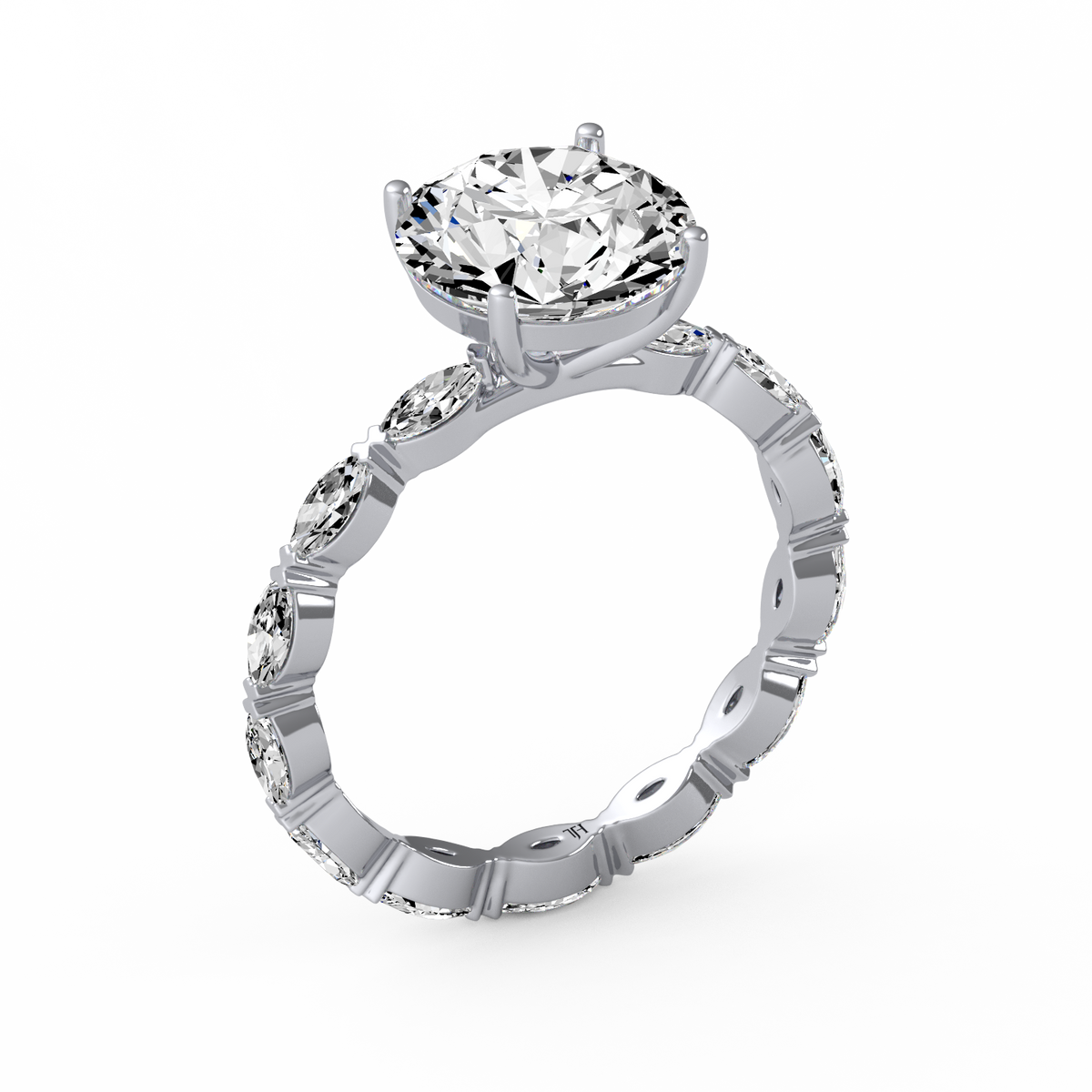 Round 3ct Signature Ring R-083