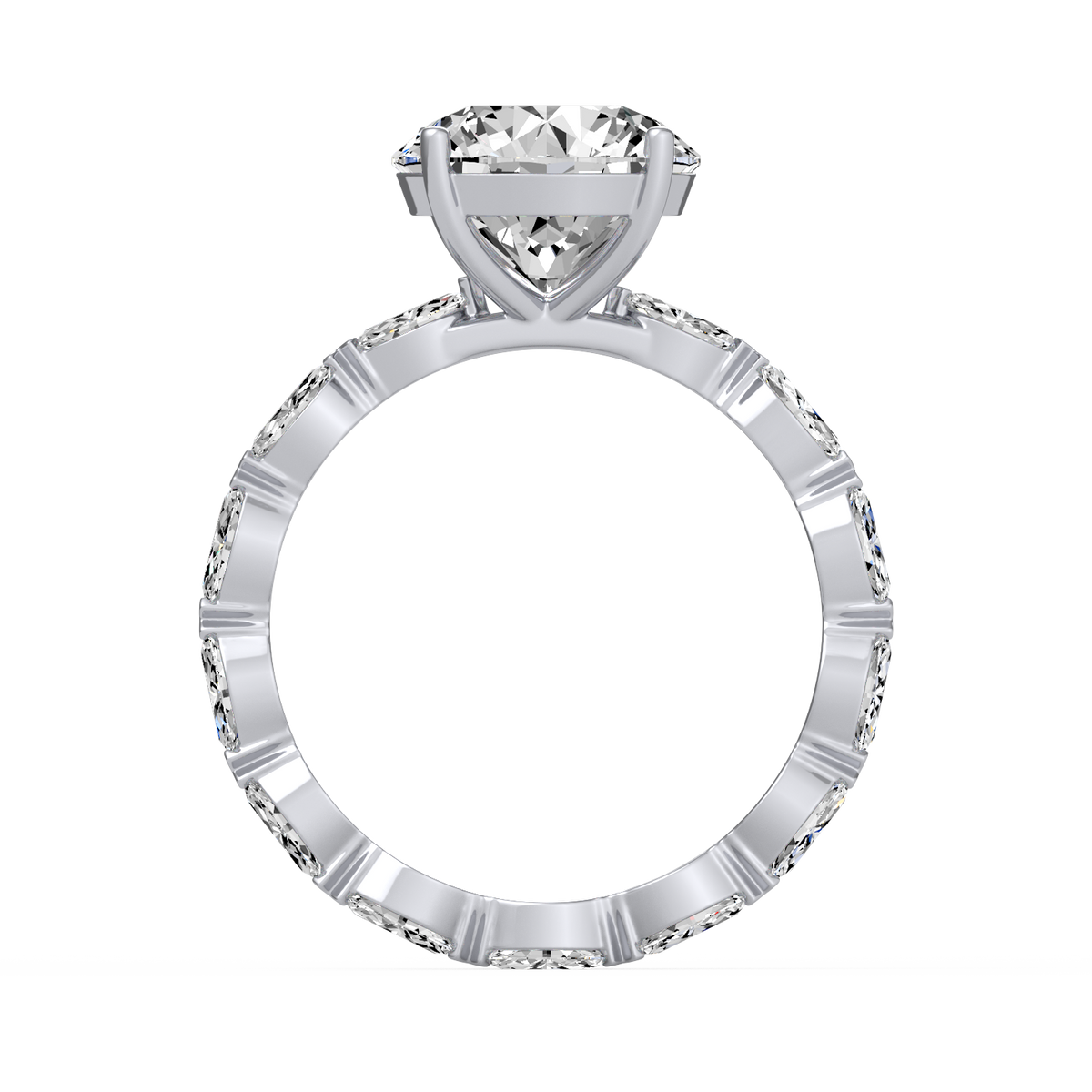 Round 3ct Signature Ring R-083