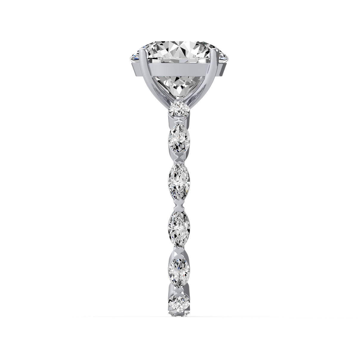 Round 3ct Signature Ring R-083
