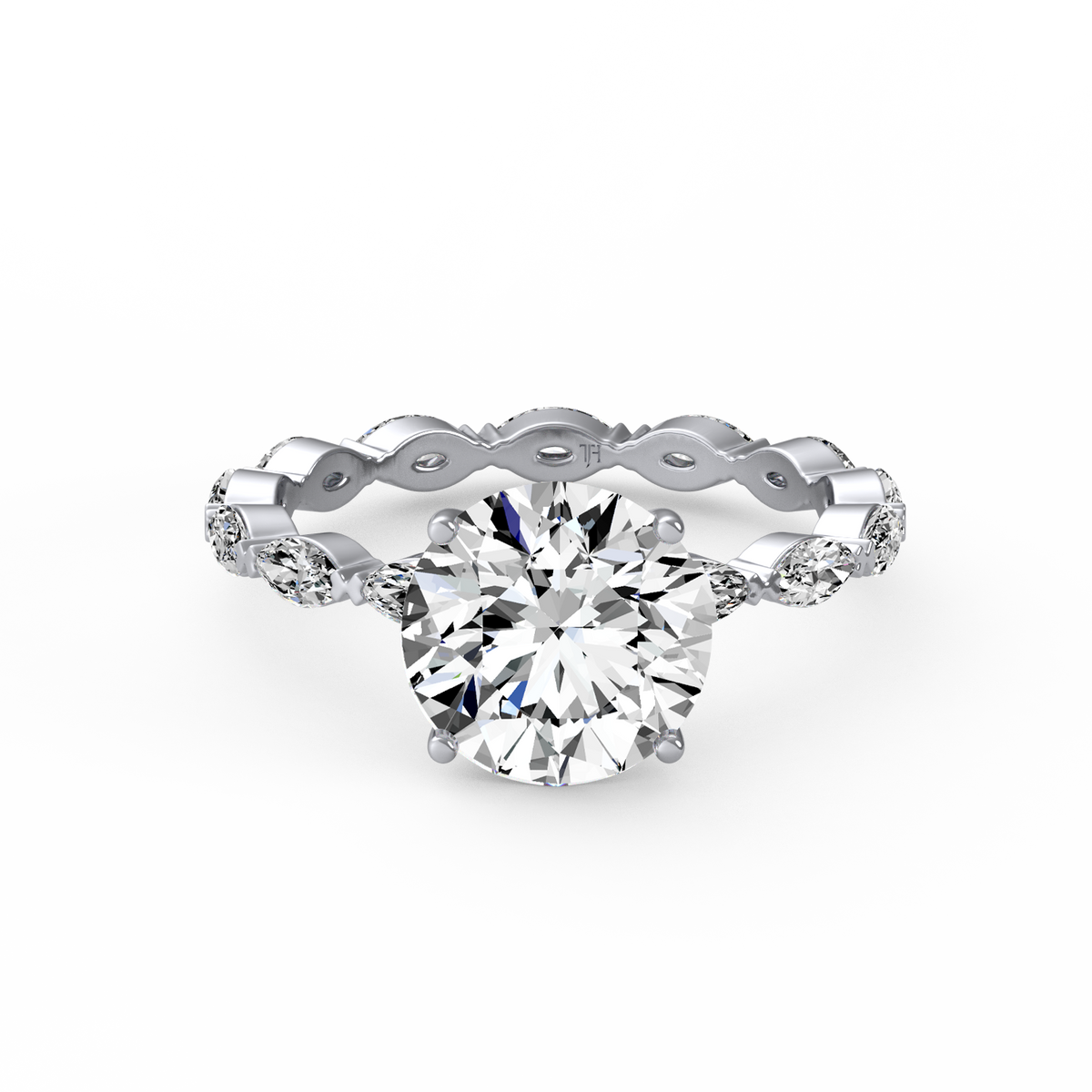 Round 3ct Signature Ring R-083