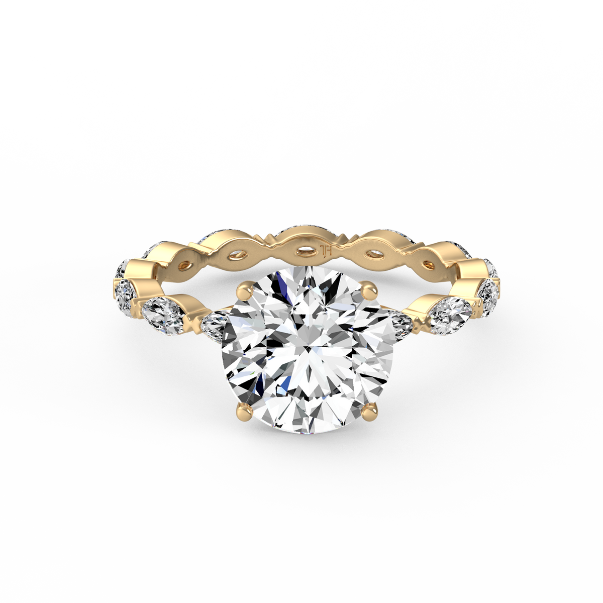Round 3ct Signature Ring R-083