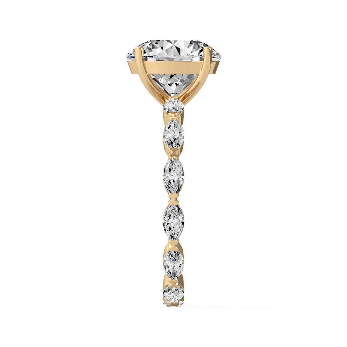 Round 3ct Signature Ring R-083