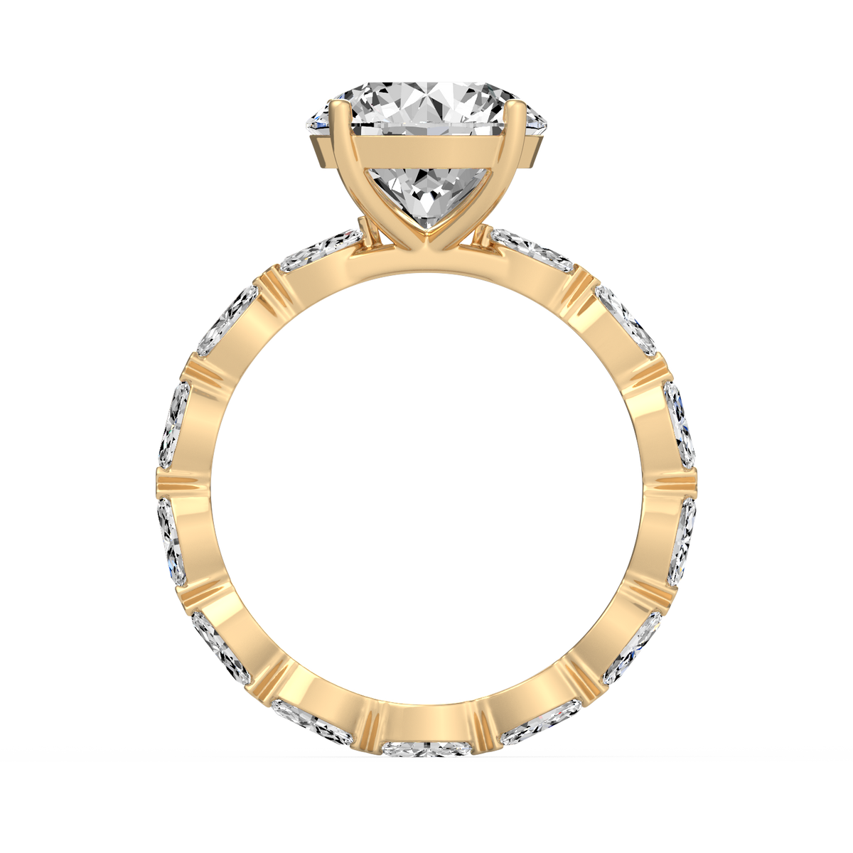 Round 3ct Signature Ring R-083