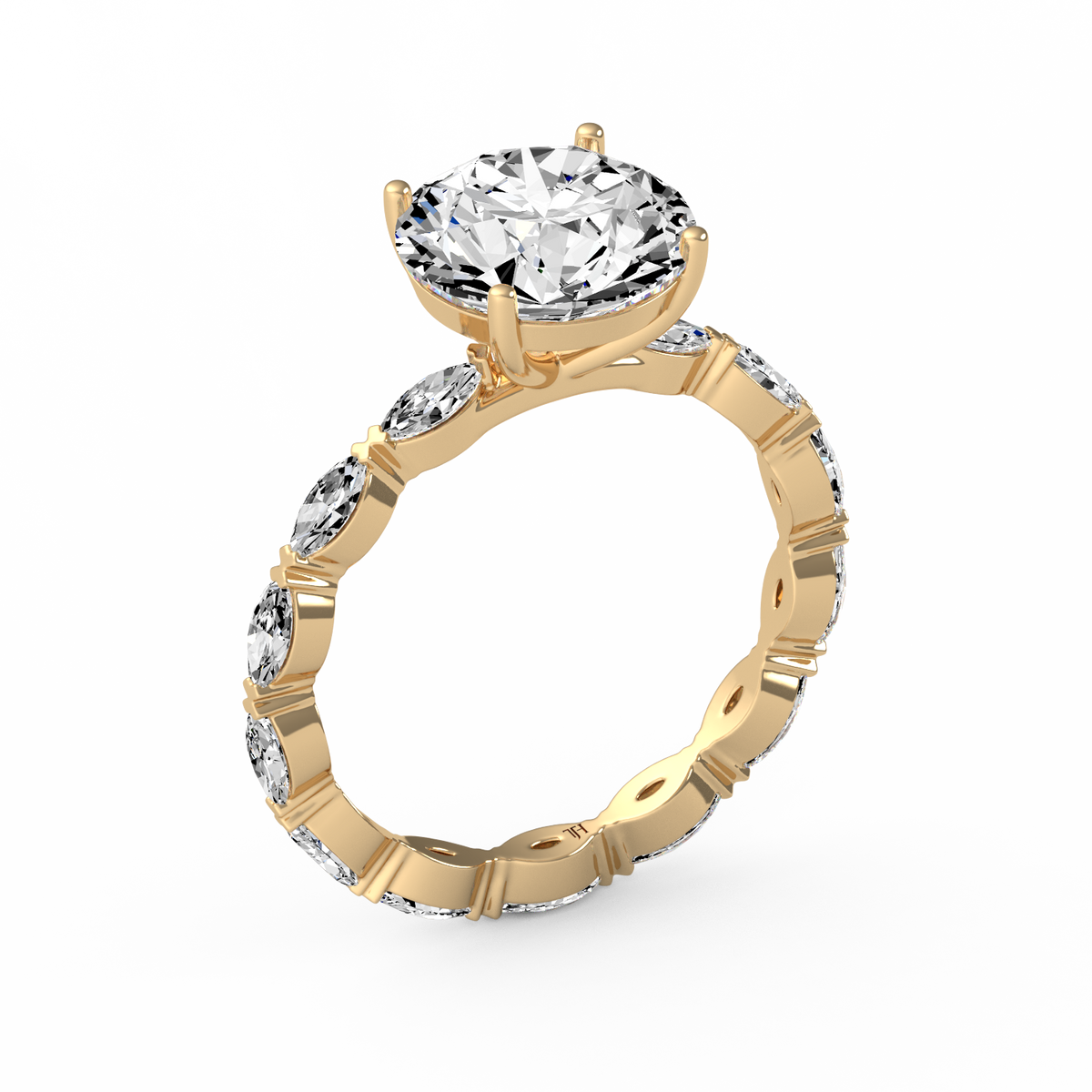 Round 3ct Signature Ring R-083