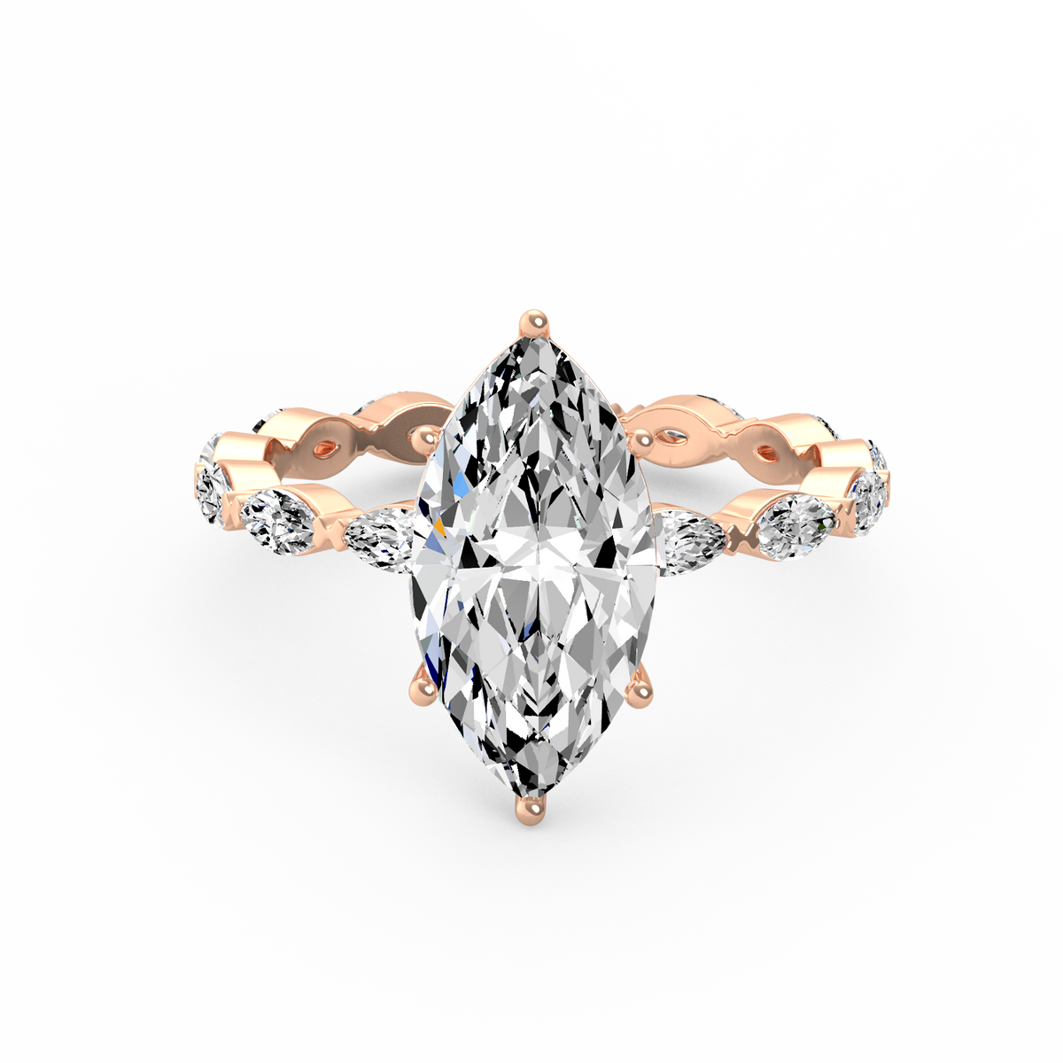Marquise 3ct Signature Ring R-113