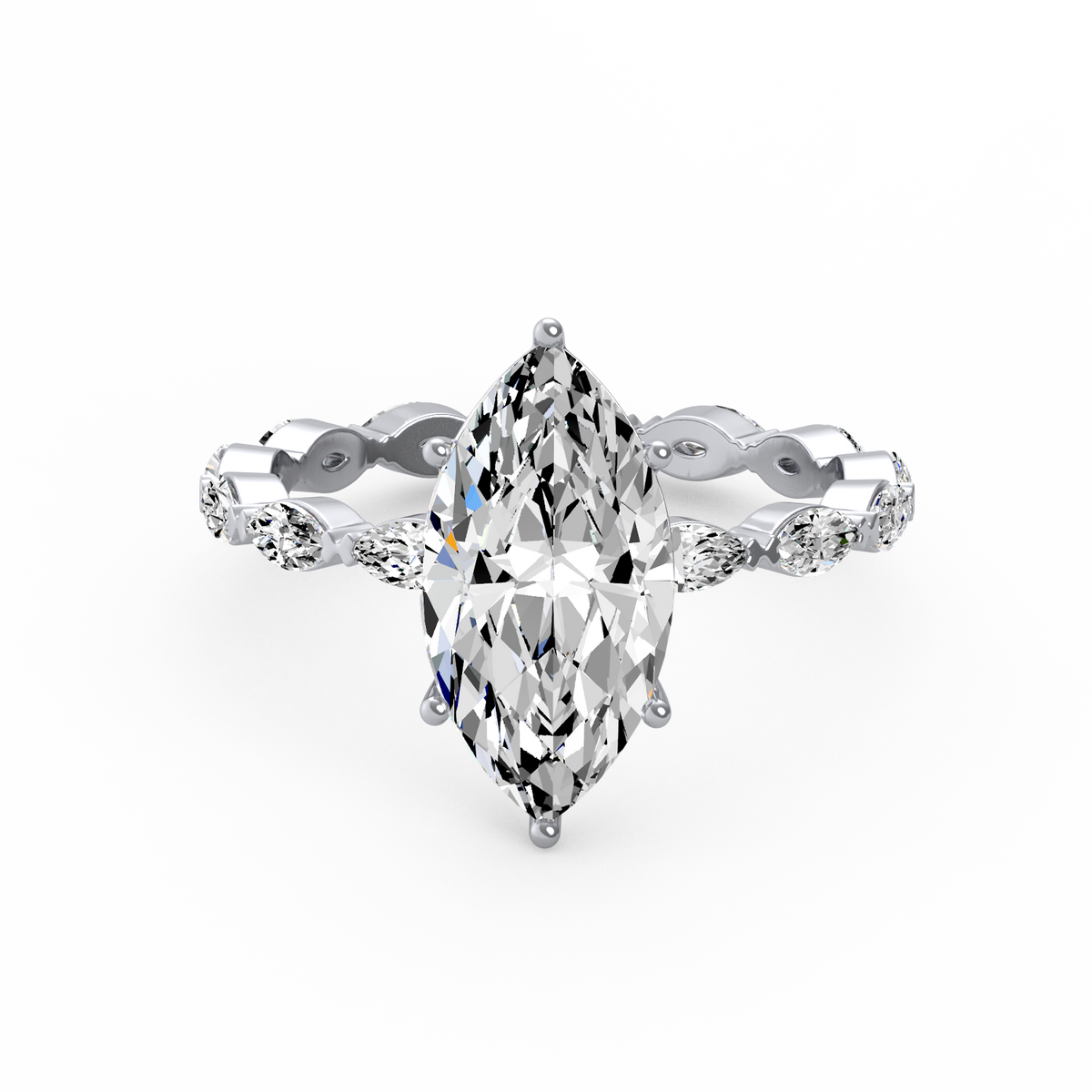 Marquise 3ct Signature Ring R-113