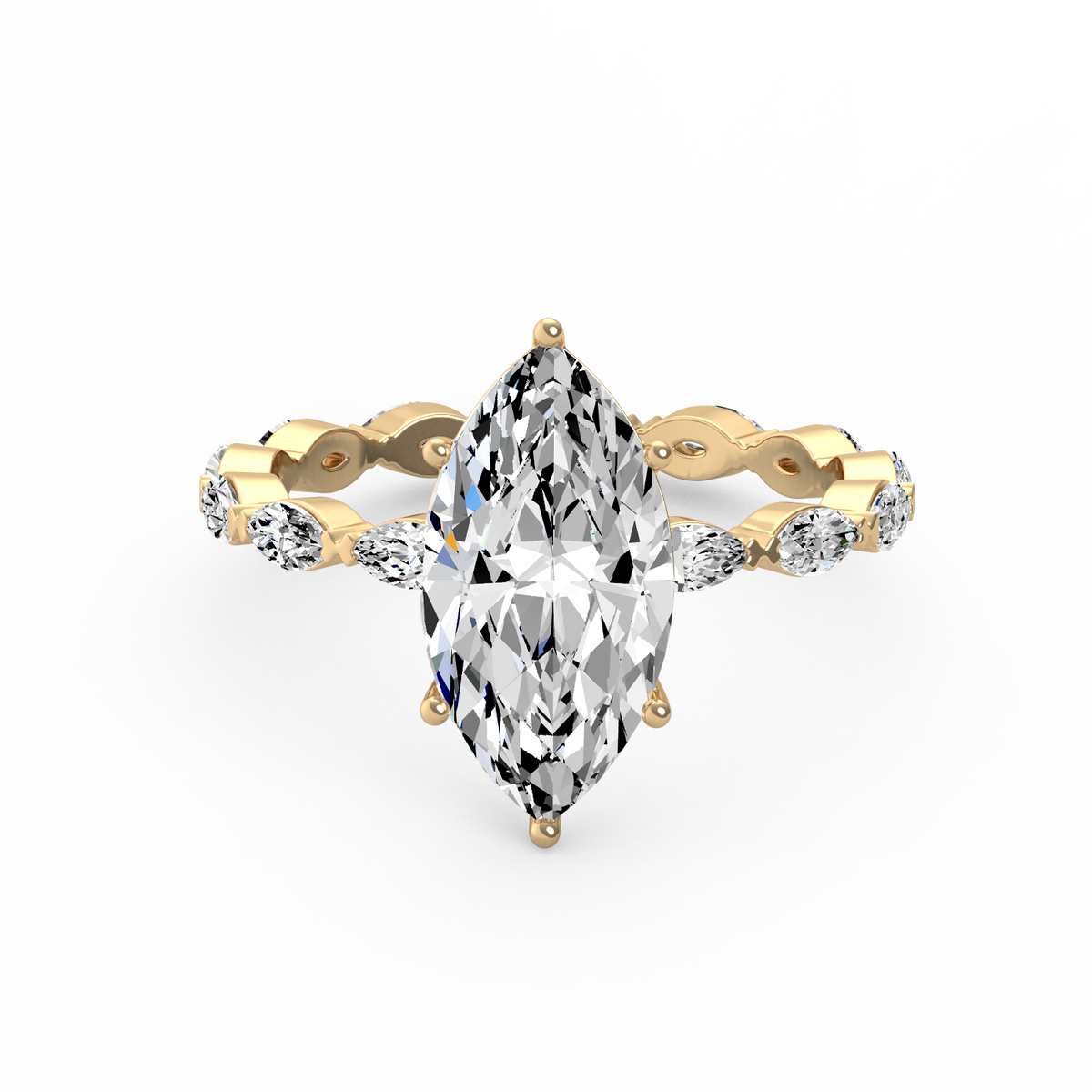 Marquise 3ct Signature Ring R-113