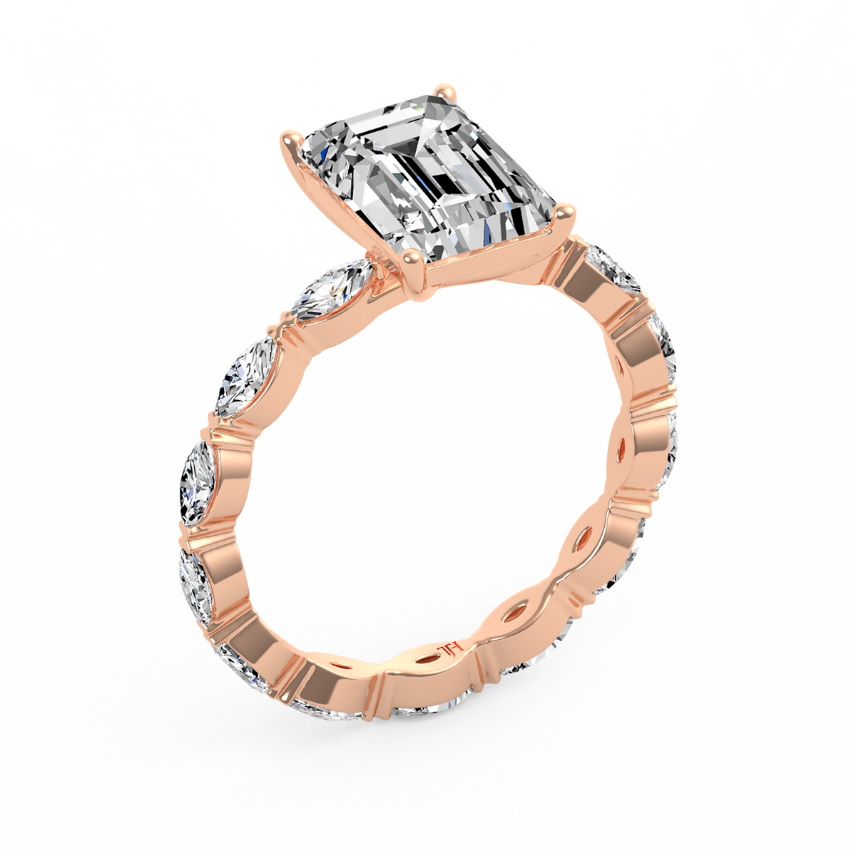 Emerald 3ct Signature Ring R-121