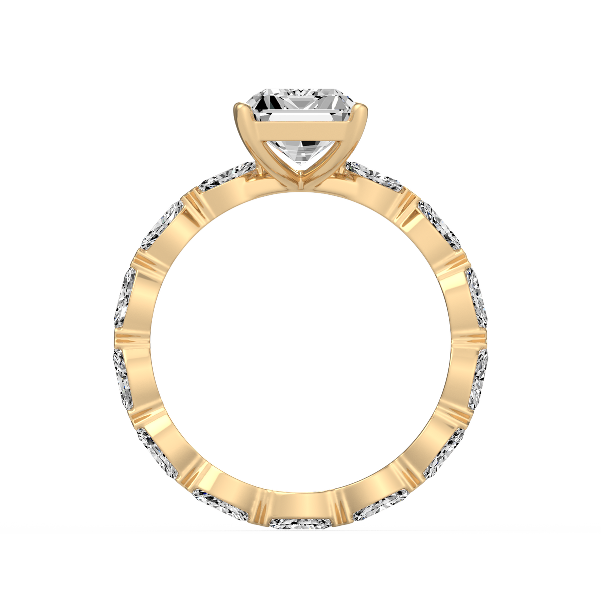 Emerald 3ct Signature Ring R-121