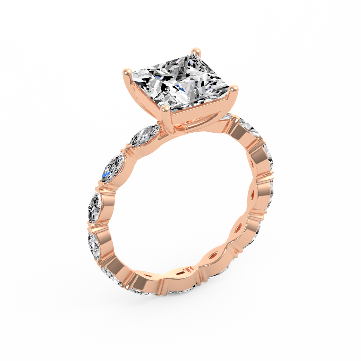 Princess 3ct Signature Ring R-143