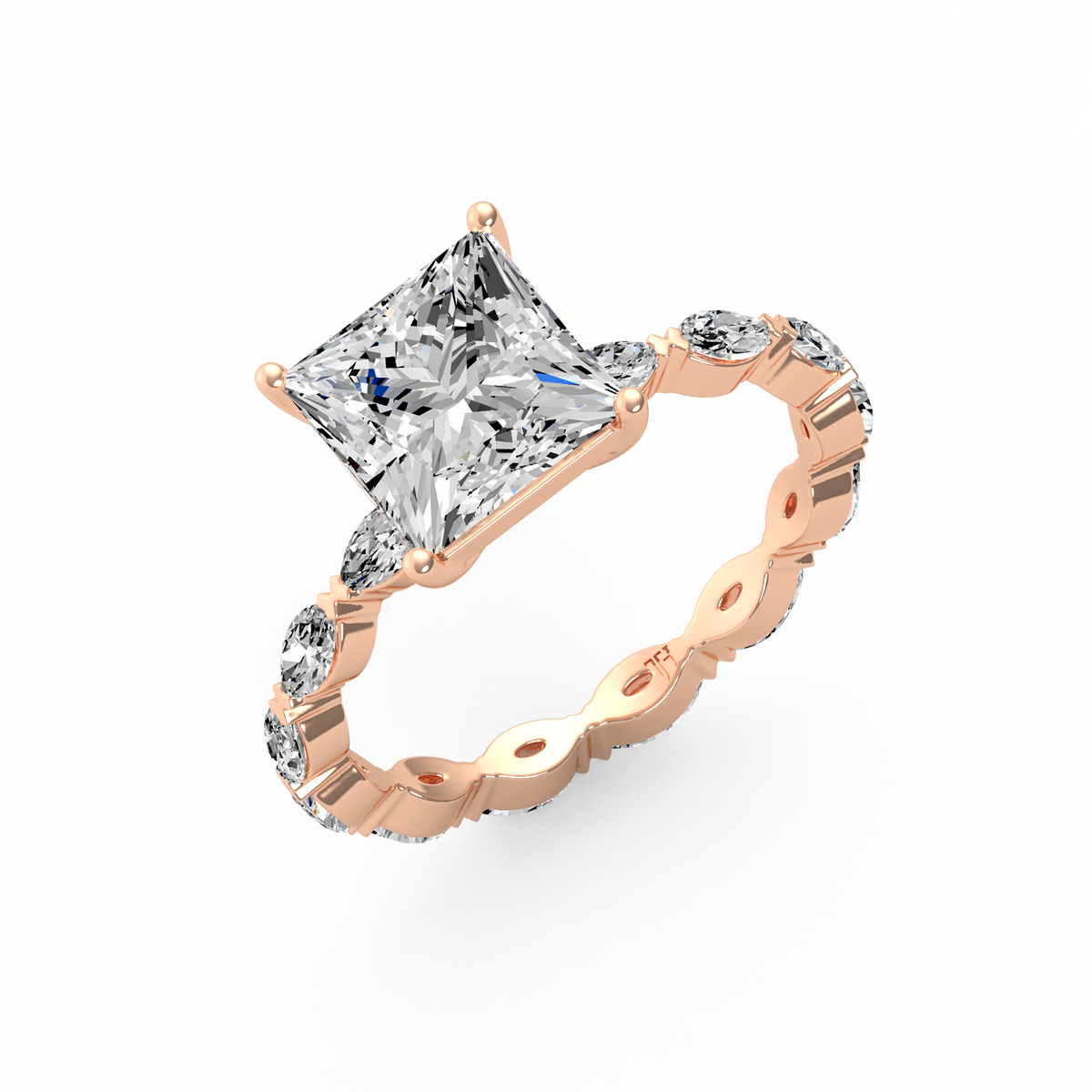 Princess 3ct Signature Ring R-143